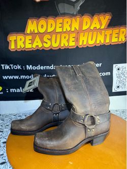 Frye Harness Leather Boots Brown – Size 10 (Made in USA)