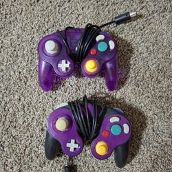 Purple GameCube Controllers