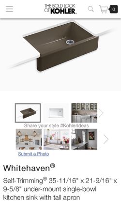 Kohler Whitehaven sink K6489-20