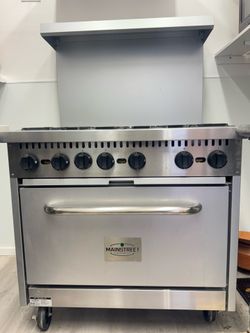 Mainstreet equipment 6 burner gas stove