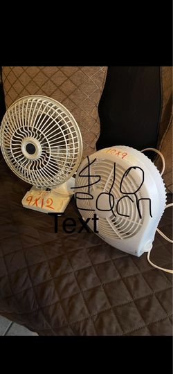 Excellent condition desk  and more sizes available fans