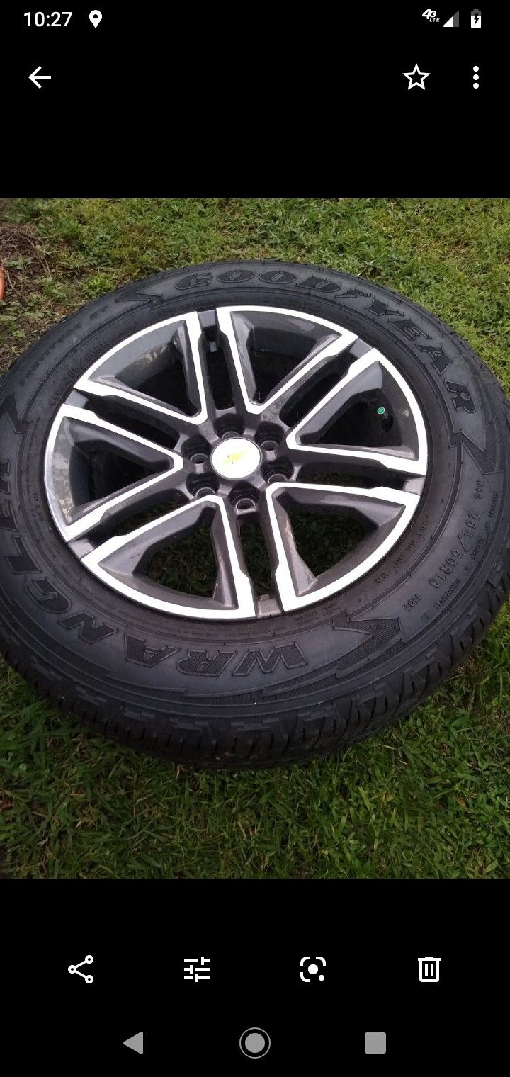 4 wheels and tires new