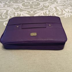 Purple Travel Jewelry Case