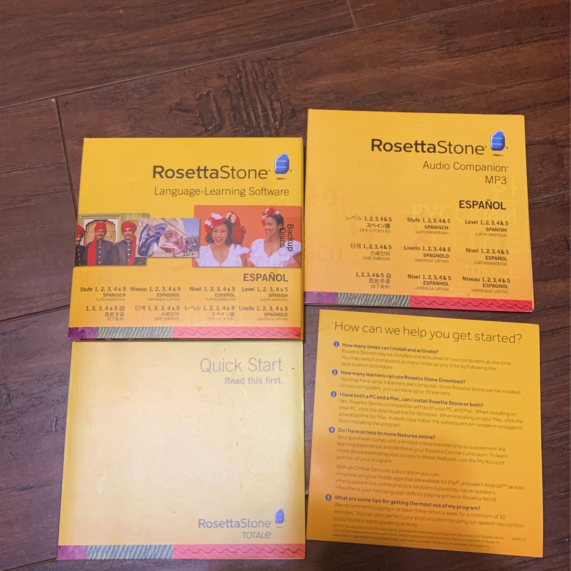 Rosetta Stone Spanish Learning Language Software