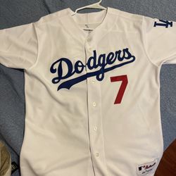 Home-Julio Urias Authentic Majestic Los Angeles Dodgers Jersey Sz 48 (XL)
