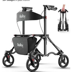 ROLLOY ROLLATER WALKER 20" WIDTH CAPACITY 350 LBS 
