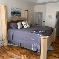 King Bed, Night Stand, and Dresser