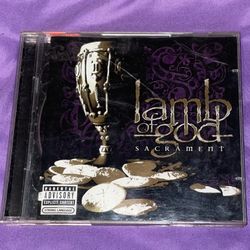 lamb of god sacrament CD 