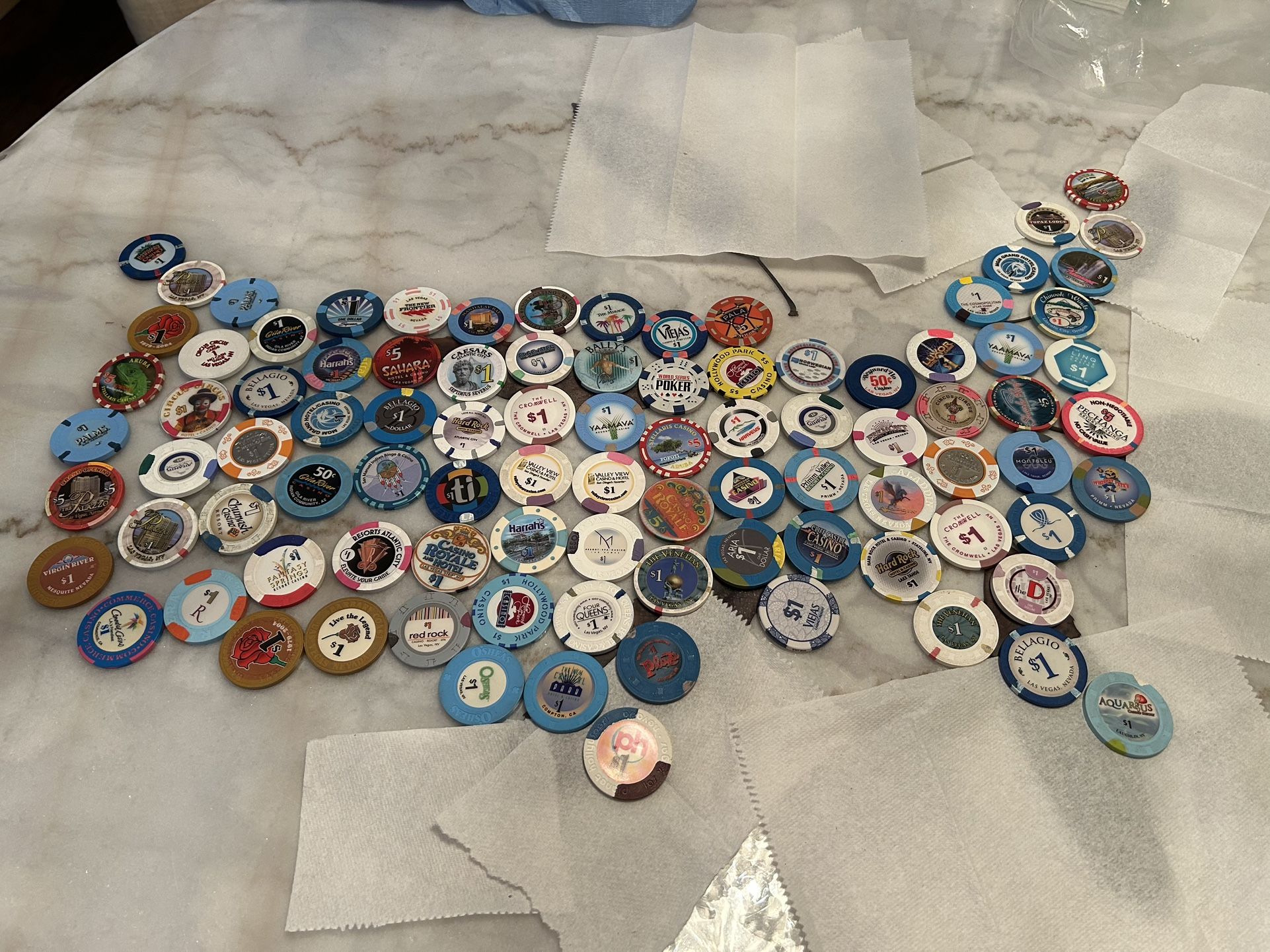 Overtime Casino Chips Collection
