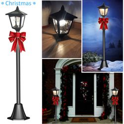 42inches solar powered pathway lamppost