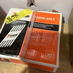 Paslode 3 in. x 0.120-Gauge 30-Degree Brite Smooth Shank Paper Tape Framing Nails (2500 per Box)