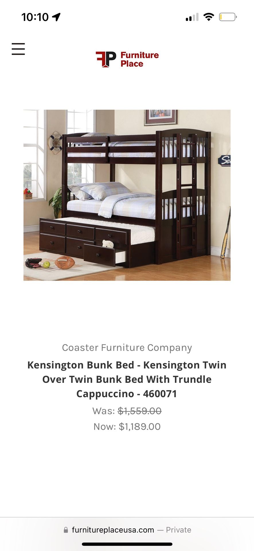 3 Bunk Beds 