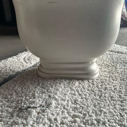 White Flower Vase