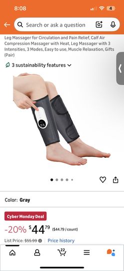 AIR PRESSURE LEG MASSAGER | New In Box