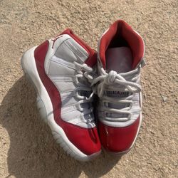 Cherry Jordan 11s Size 4y