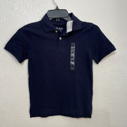 Kids Blue Polo Shirt Size Small (5/6)