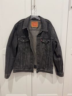 Levi's Denim Jacket (black, size large)
