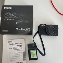 Canon G7X Mark III