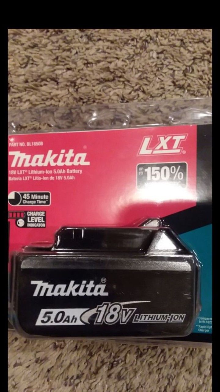 Makita 5.0 18v Battery!!!