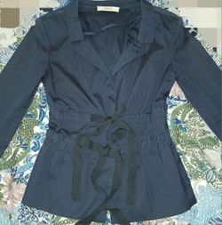 Prada Navy Blue Blazer, Size 38