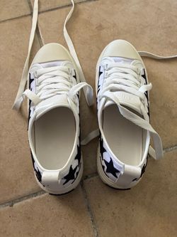 Amiri Stars Low-Top Sneakers White Black
