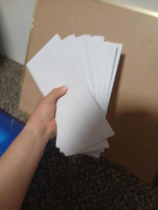 over 50 envelopes