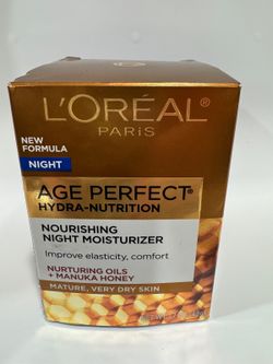 L'Oréal Paris Age Perfect Hydra-Nutrition Nourishing Night Moisturizer with Manū