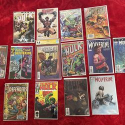 Wolverine & Hulk 14 book Lot!! w CGC Signature Series 9.8  Hulk #3 Double Signed