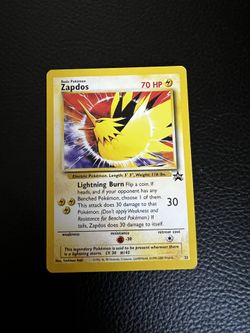 Zapdos Rare Pokémon Card