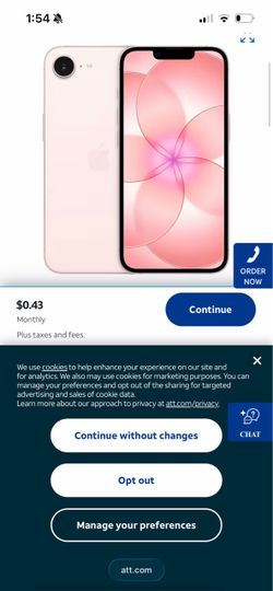iPhone 7e pink