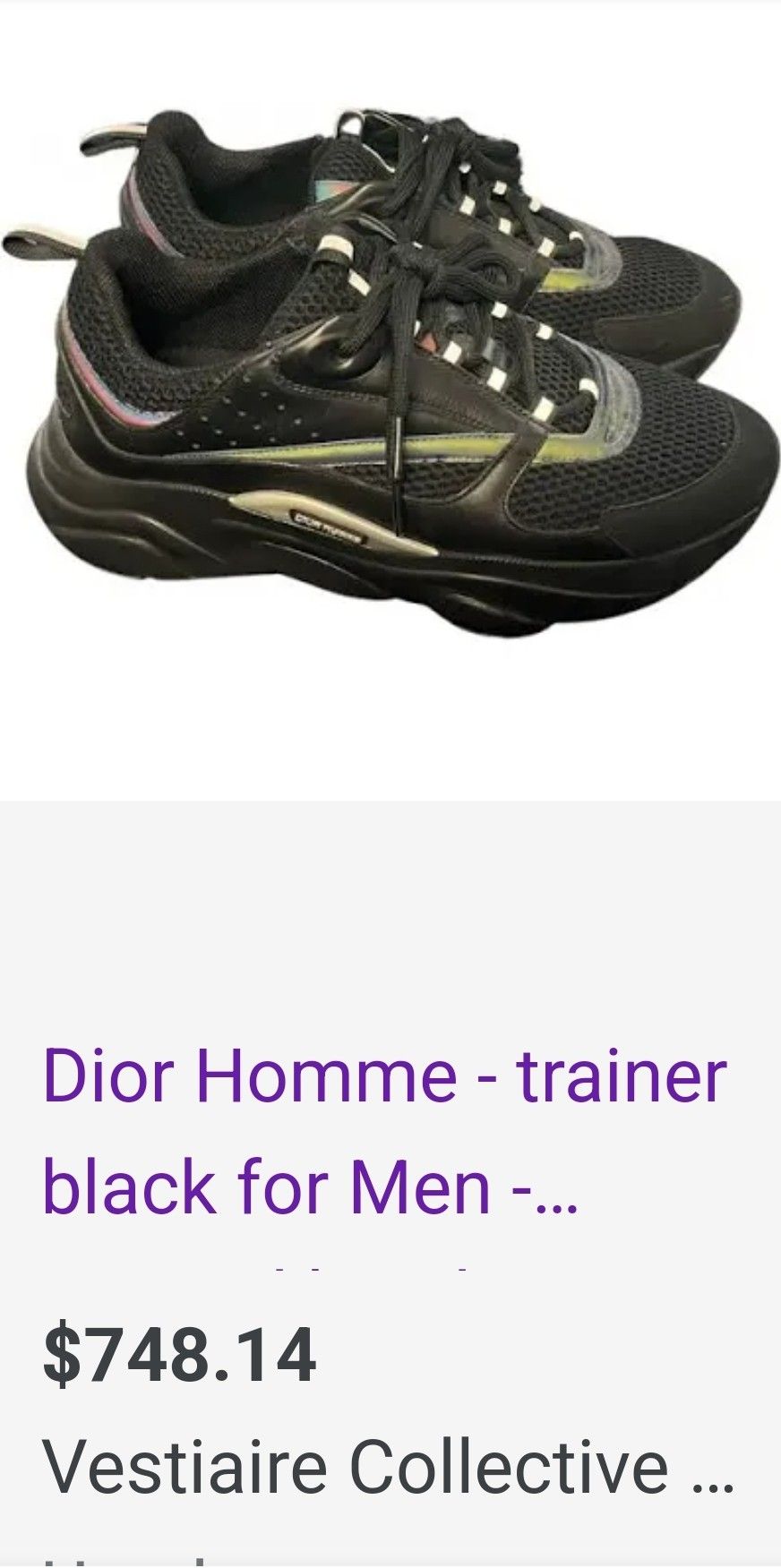 B22 Dior Homme Shoes - Vestiaire Collective