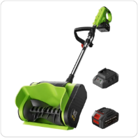 Snow Shovel Heavy Duty Snow Pusher with Comfort Grip Handle