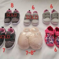 Toddler Girls Lightweight Breathable Sneakers Strap Athletic Runing Walking Sports Shoes ALL BRANDNEW.

SIZES AND COLOR
