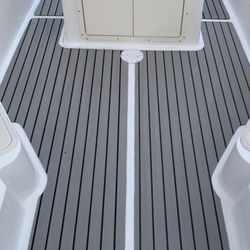 Decking For Boats With 3M Glue  🚢🛳⛴  Pisos Para Botes Con Pegamento 3M 