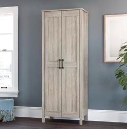 Spring Maple 2-Door Storage Cabinet with Panel Doors