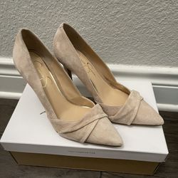 Jessica Simpson Heels Nude Shoes 7.5