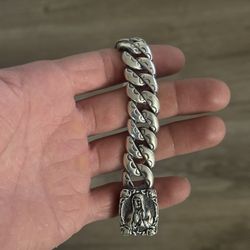 clocks and colours apparition 7” sterling silver bracelet 