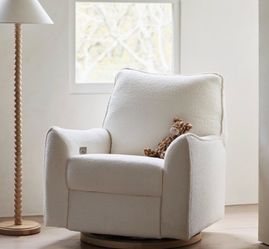 West Elm Baby Letto, Sunday Shearling Swivel power recliner