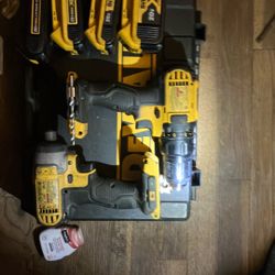 Full Dewalt Drill And Impact 