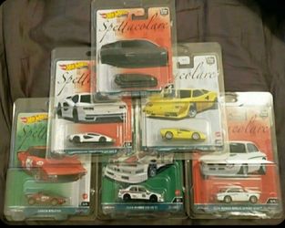 Hot Wheels Premium Spettacolare Full Set With Chase Mint Condition In Protectors
