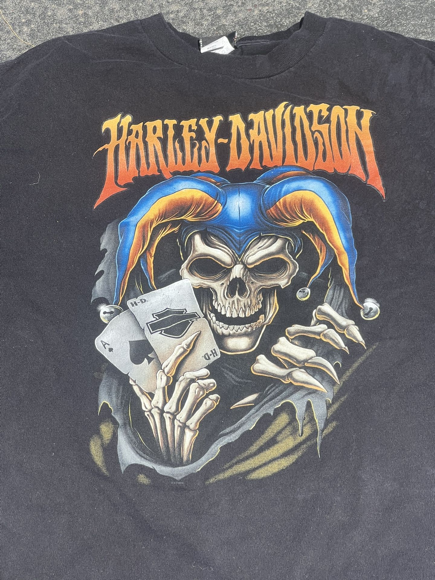 Vintage Harley Davidson Joker T-shirt Xl