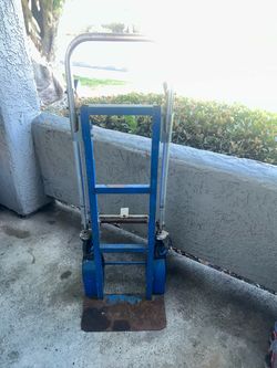 Blue Steel Hand Truck Dolly