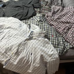 Mens Size 2XL Ralph Lauren Polo Short Sleeve Shirt Lot