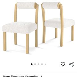 Set of two accent chairs