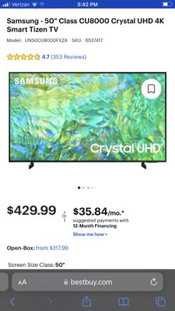 50 Inch Samsung 8000 Series 2024 Model