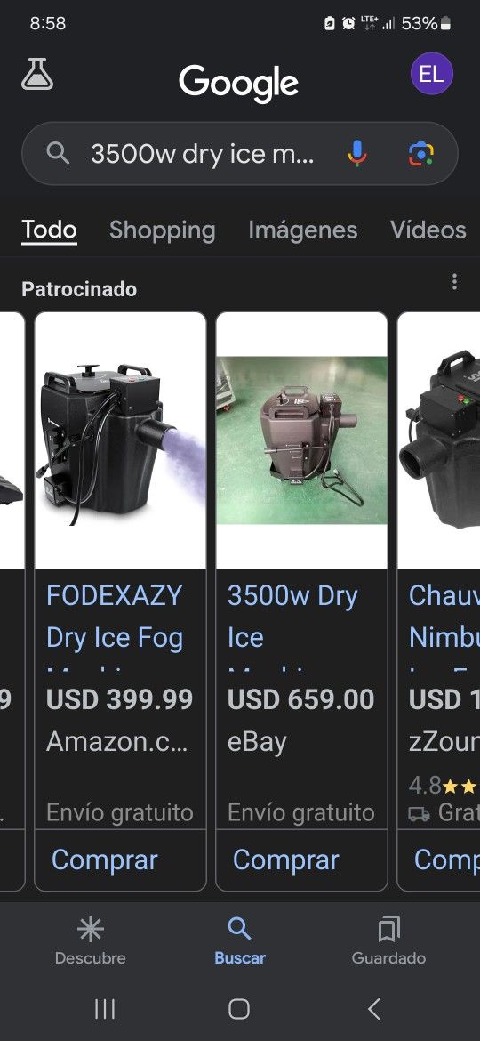 3500 Dry Ice Fog Machine