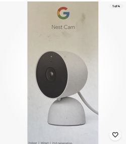 Google Nest Indoor Wired 2nd Gen Security Camera 