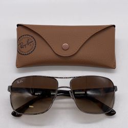 Ray-Ban RB3516 59/140 Sunglasses Brown-New 