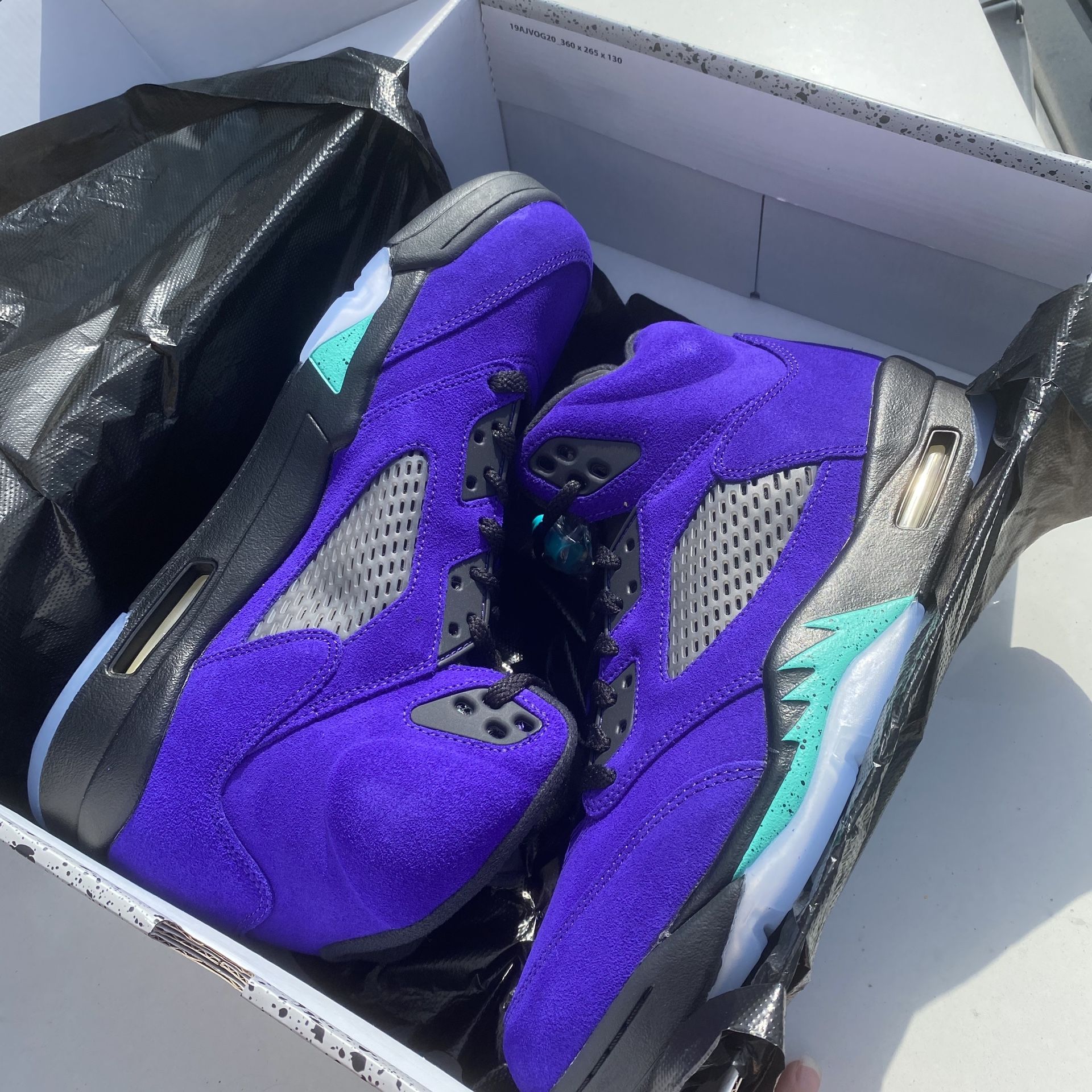 Jordan 5 Purple Grape Size 10.5