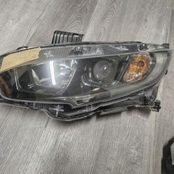 2016-2020 Honda Civic Driver Headlight Oem